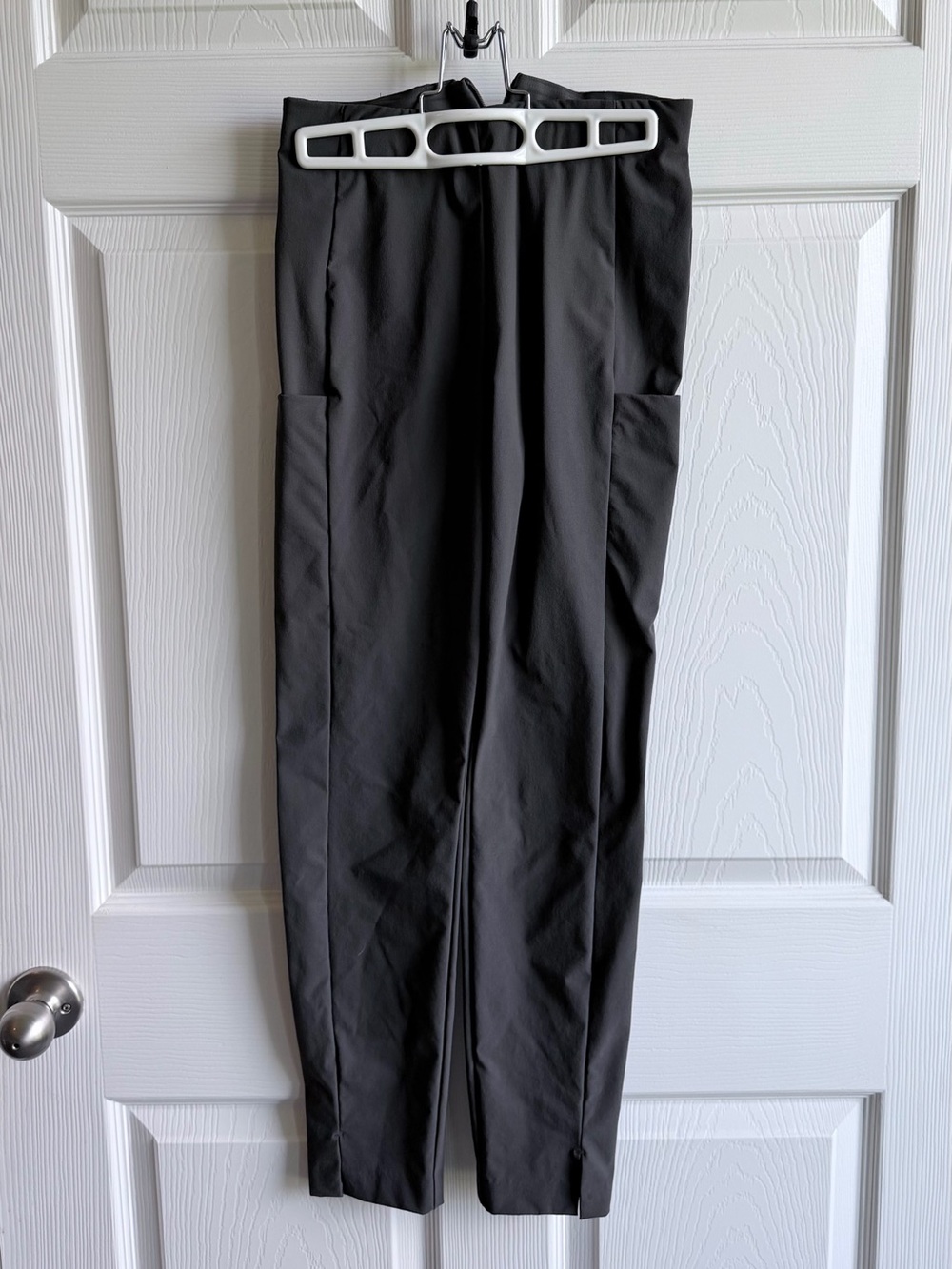 Athleta Mid-Rise Olive Green Ankle Pants